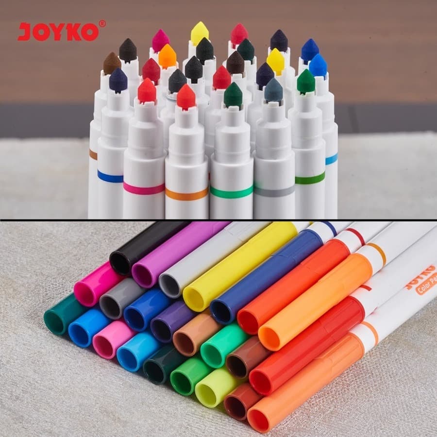 Spidol Warna Joyko CLP-05 24 Warna, foto 3