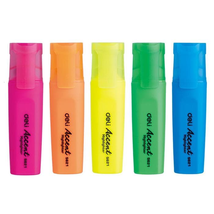Stabilo Highlighter Deli ES621 Pak isi 10, foto 3