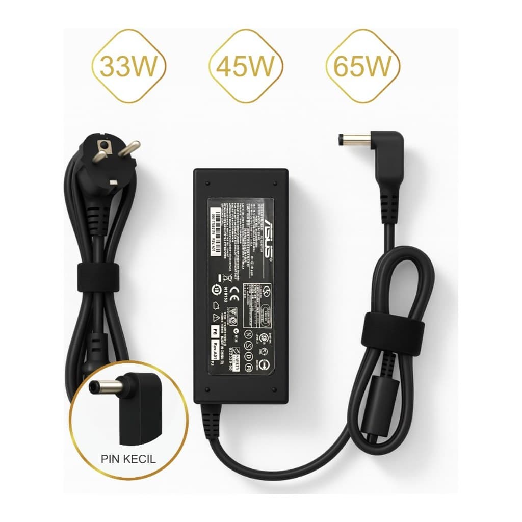Adaptor Laptop untuk ASUS 19V Colokan 4,0 x 1,35 mm