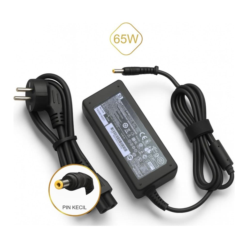 Adaptor Laptop untuk HP 18,5V Colokan 4,8 x 1,7 mm