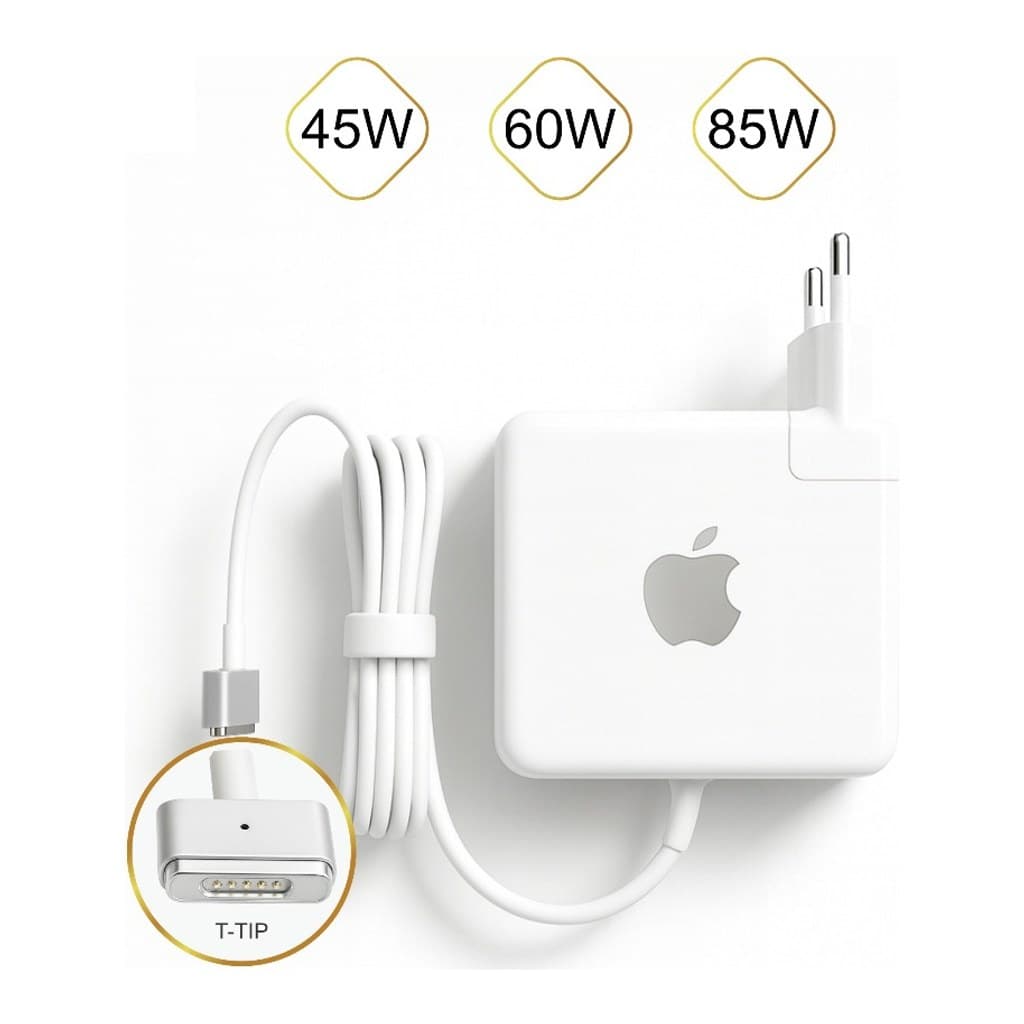 Charger Laptop untuk MacBook MagSafe 2 (T-Tip)