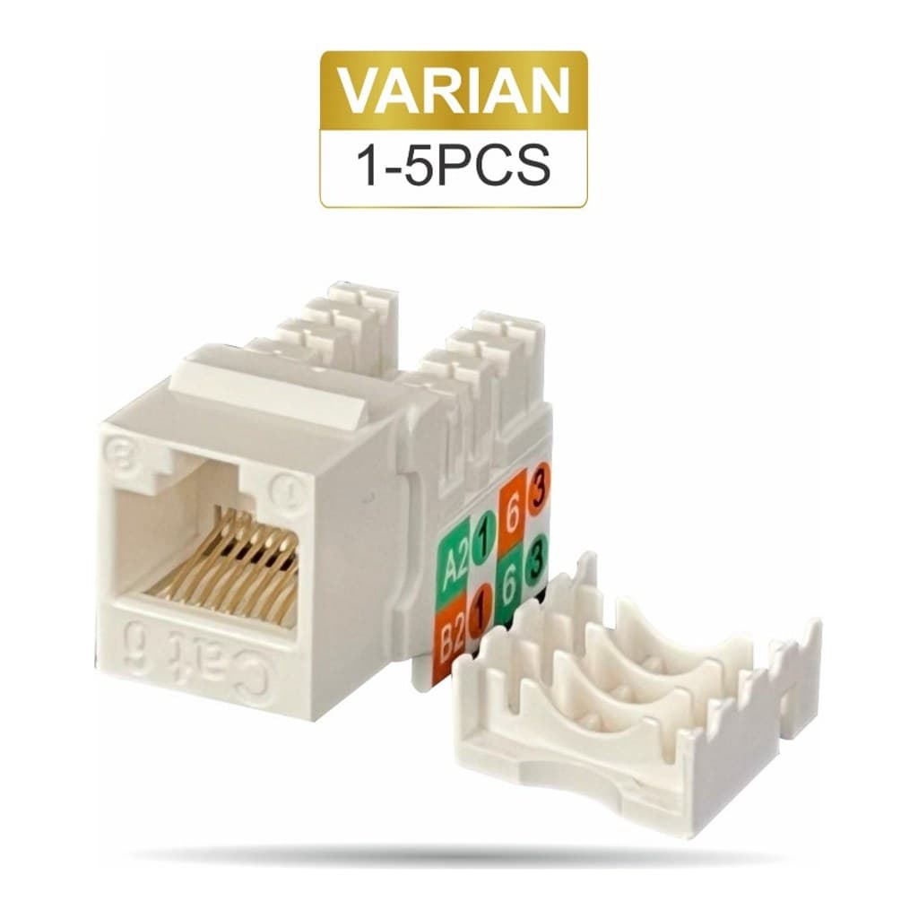 Modular Jack RJ45 Cat6 (Keystone)