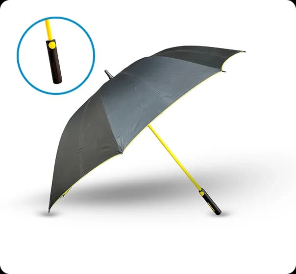 Payung Golf Otomatis Fiber Dua Warna 135 cm