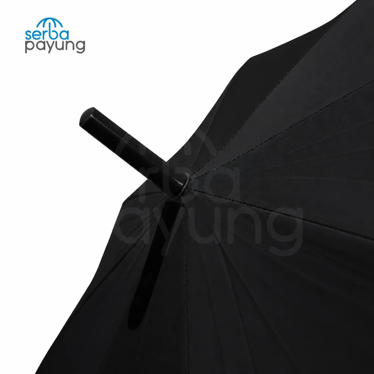 Payung Standar Gagang J Lapis UV Silver 110 cm, foto 3